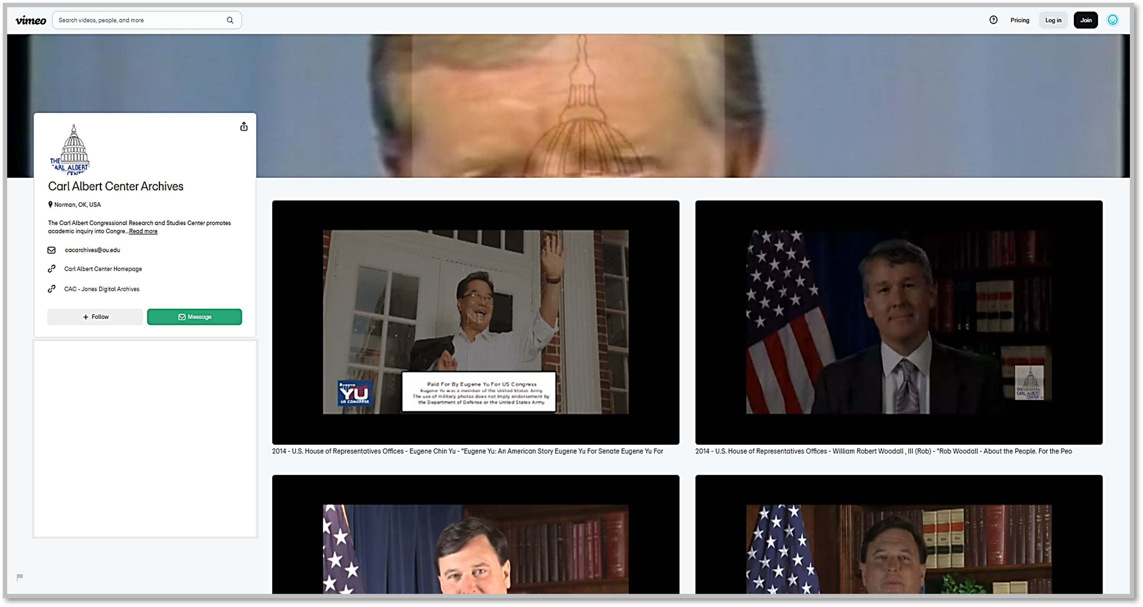 Political Ads Interface